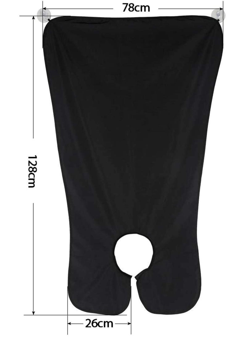 أفضل مريلة لحلاقة الذقن مقاومة للماء - الطريقة الذكية للحلاقة - مريلة لتقليم اللحية - هدية رائعة للعناية الشخصية أو هدية عيد ميلاد للرجال - Image 3