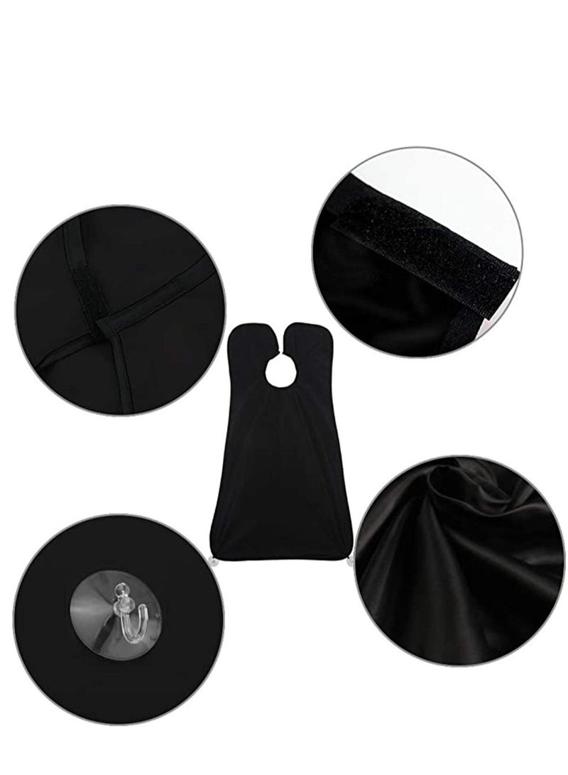 أفضل مريلة لحلاقة الذقن مقاومة للماء - الطريقة الذكية للحلاقة - مريلة لتقليم اللحية - هدية رائعة للعناية الشخصية أو هدية عيد ميلاد للرجال - Image 4