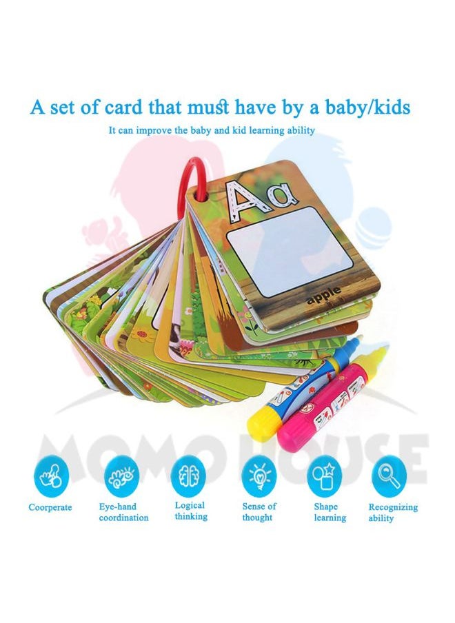 Magic Water Flash Card With Pen Set TXRVR2D8  - Image 2