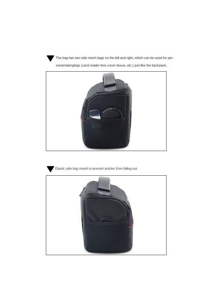 Y&D Polyester DSLR Camera Shoulder Bag Black  - Image 4