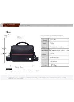 Y&D Polyester DSLR Camera Shoulder Bag Black  - Image 2