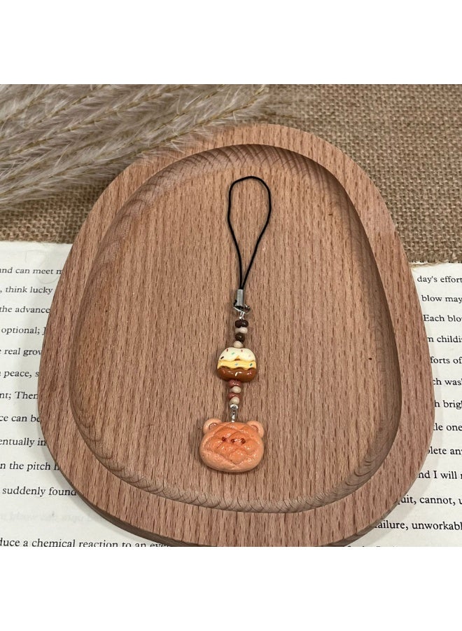 NIBEMINENT Phone Charm/ Chain Strap for Women Girls, Animal World Toy Cell Phone Case Lanyard Wrist Strap