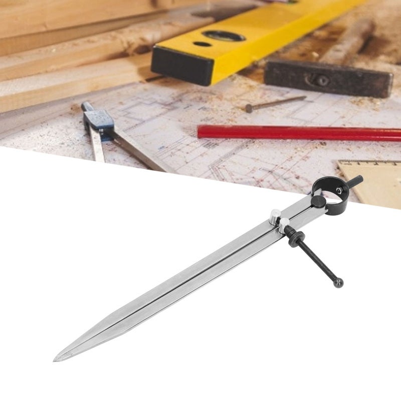 Wing Divider Adjustable Divider Calipers with Spring Nut for Leather Scribing and Marking250mm - Image 4