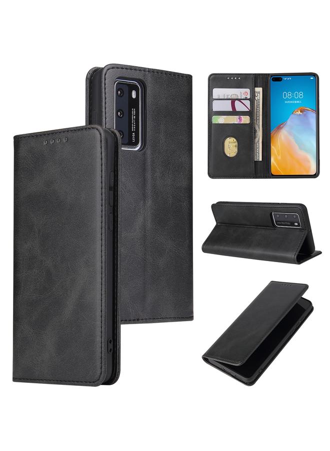 S-TOP Case For Huawei P40 Calf Texture Magnetic Horizontal Flip Leather Case with Holder & Card Slots & Wallet - Image 1