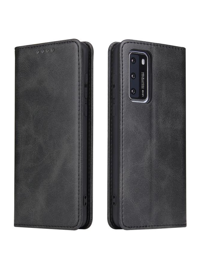 S-TOP Case For Huawei P40 Calf Texture Magnetic Horizontal Flip Leather Case with Holder & Card Slots & Wallet - Image 2