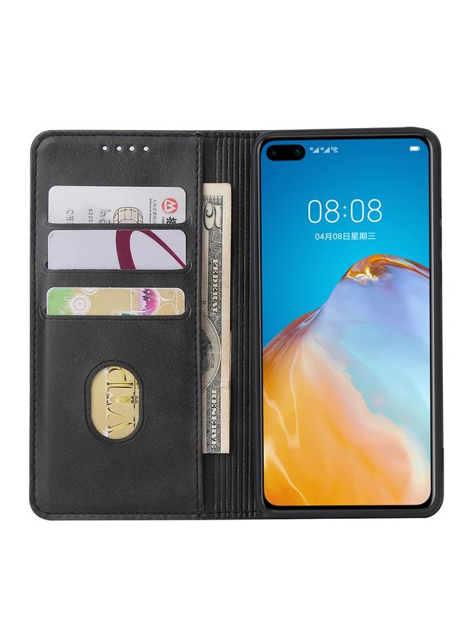 S-TOP Case For Huawei P40 Calf Texture Magnetic Horizontal Flip Leather Case with Holder & Card Slots & Wallet - Image 3