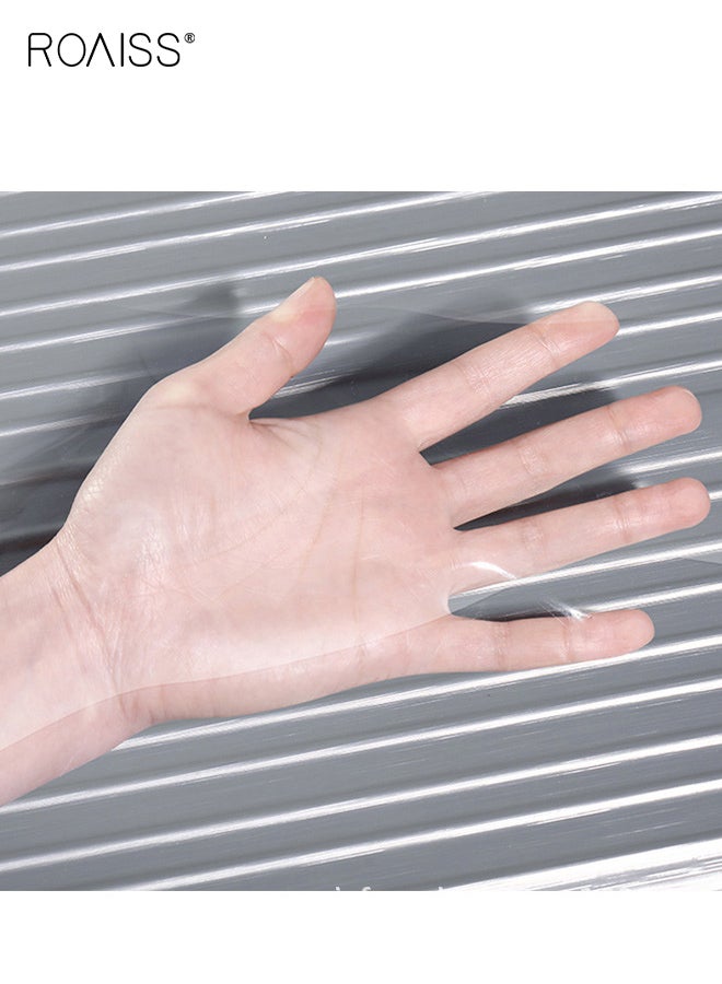 رويس غطاء حماية شفاف عالمي مقاوم للماء لحقائب السفر مقاس 18 بوصة، مقاوم للتآكل وسميك، يسهل التعرف على الأمتعة - Image 3