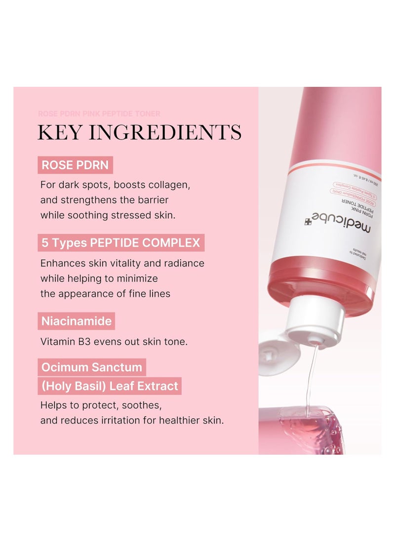 Medicube - Medicube PDRN Pink Peptide Toner 250 ml - Image 1