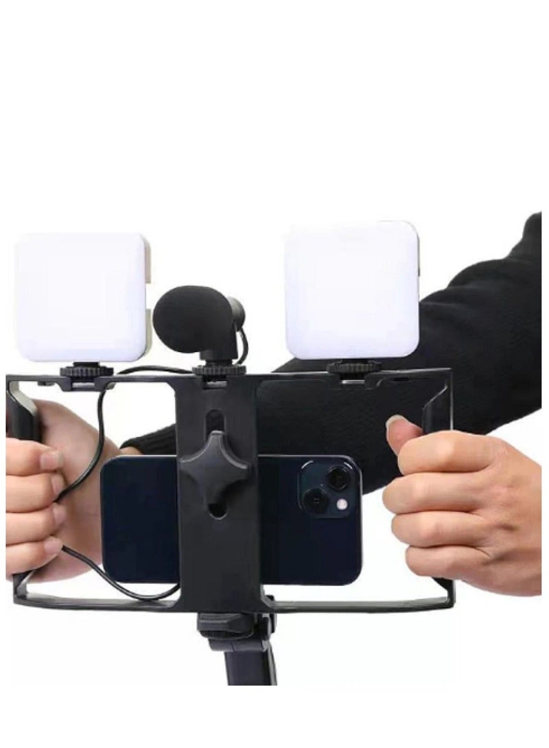 Plokama PK 778 Professional Mobile Video Recording Kit with Microphone & LED Light - Image 3