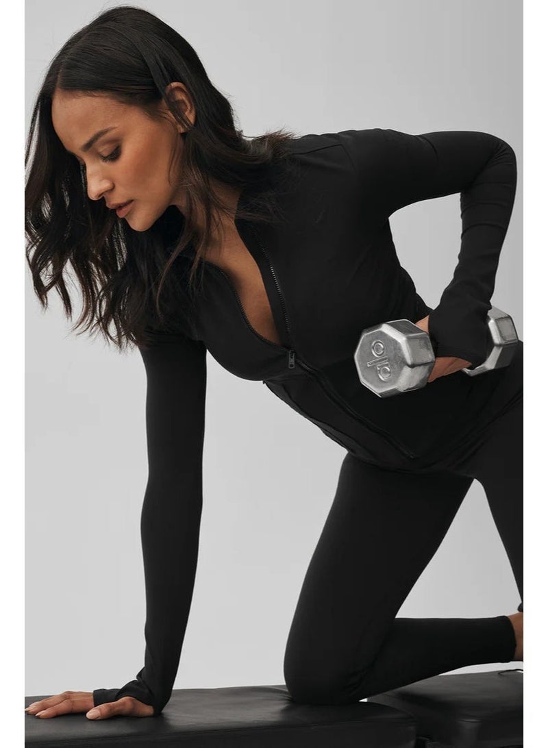 Alo Yoga Airbrush Corset Full Zip Jacket - Image 2