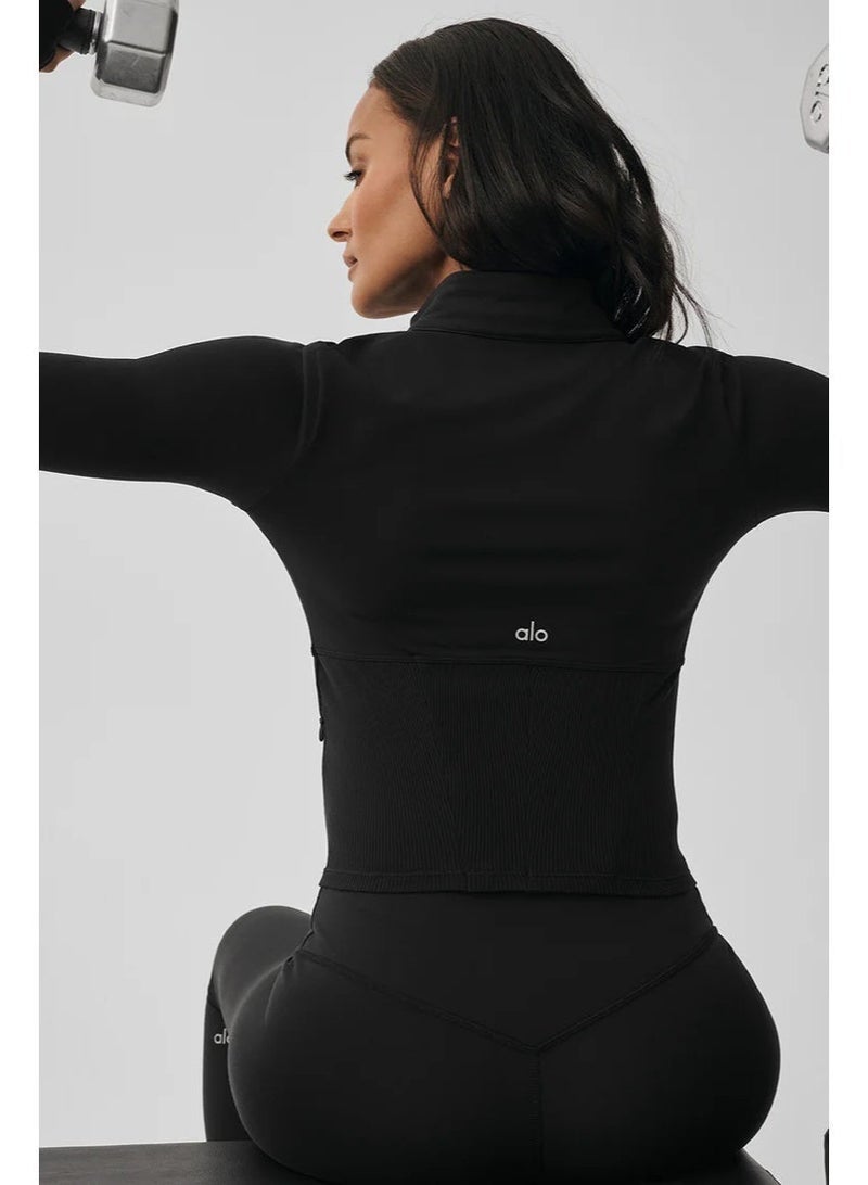 Alo Yoga Airbrush Corset Full Zip Jacket - Image 5
