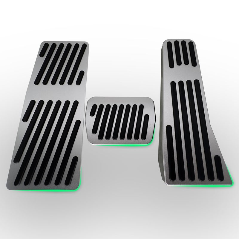 Rxmgf Brake Foot Rest Pedal Cover Gas Accelerator Pedal Cover Compatible with Mazda 3 Mazda CX30 CX50 CX60 CX90 Silver