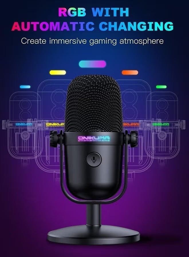 onikuma Professional Sound with ONIKUMA M830 USB Condenser Microphone - Image 3