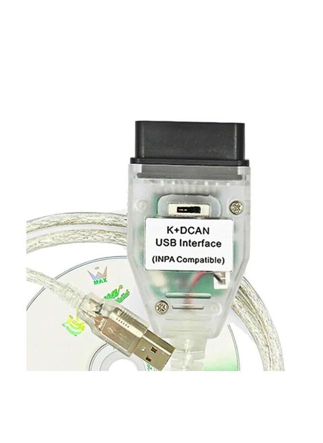 Generic - Ediabas k+dcan dcan USB obd2 Switch interface k can kdcan dcan Cable Switch Interface for BMW Car Programmer - Image 1
