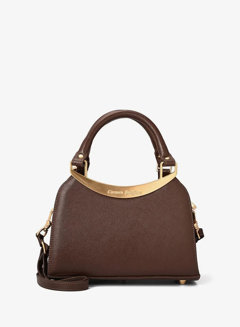 Carmen Steffens Classic Brown Cocoa Bag