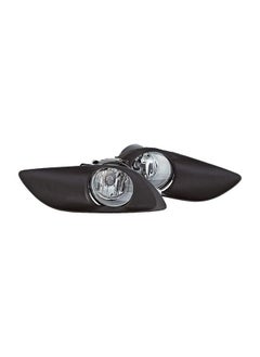 DLAA DLAA Pack of 2 TY370 Fog Lamps Suitable for Yaris Hatchback 2009-2011 with Wires and Switch  - Image 1