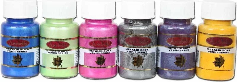 Artebella Venus Series Metallic Paint Set of 6-2