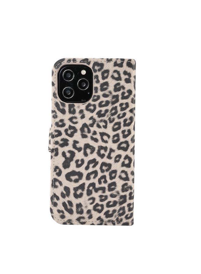 S-TOP Case For iPhone 13 Pro Max Leopard Pattern Horizontal Flip PC + PU Leather Case with Holder & Card Slots & Wallet - Image 3