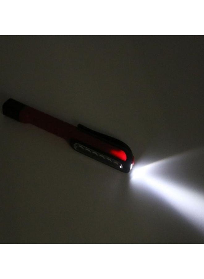 Generic 3W Multifunction Work Handy LED Torch Light with Pen Clip White  - Image 3