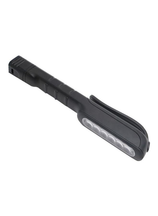 Generic 3W Multifunction Work Handy LED Torch Light with Pen Clip White  - Image 1