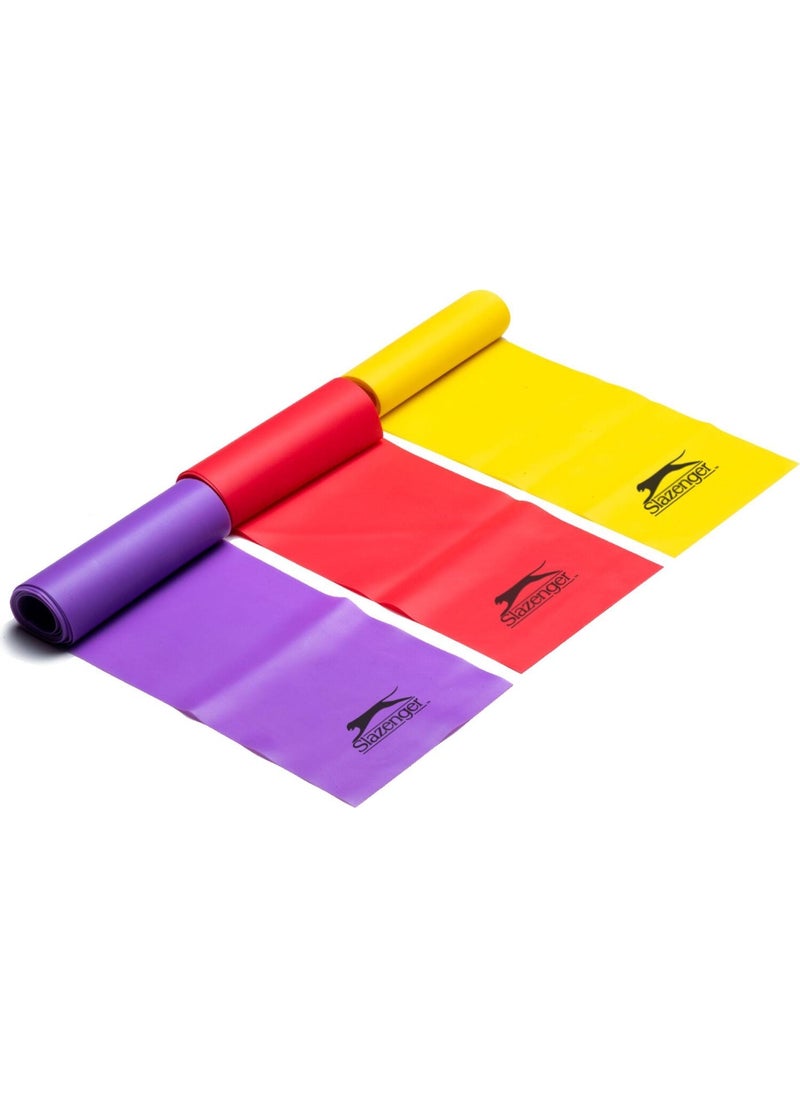Slazenger Triple Pilates Band Set (Open End)  - Image 1
