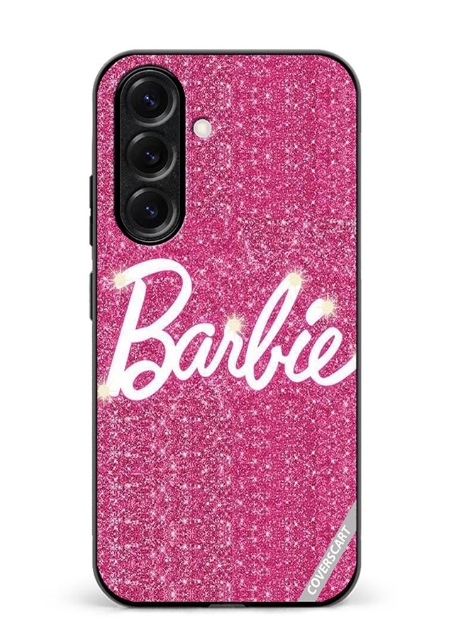 VR CREATIVE Protective Case Cover For Samsung Galaxy S25 Plus Sparkling Barbie Design Multicolour