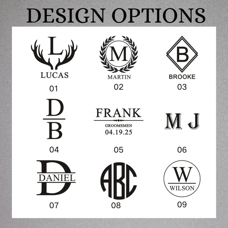 Personalized Engraved Cigar Cutter With Leather Case Style 5 Fathers Day Groomsmen Gifts Custom Cigar Cutter - Image 2