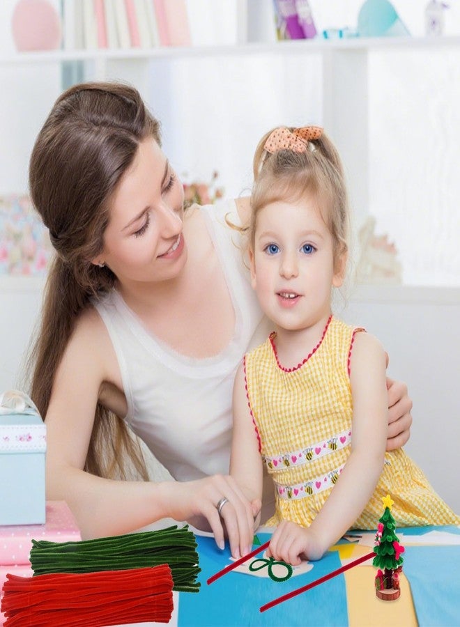 Pmeixcy منظفات أنابيب لصنع الزهور، منظفات أنابيب للأعمال اليدوية، منظفات أنابيب للأعمال اليدوية، 200 قطعة من منظفات الأنابيب للأعمال اليدوية - سيقان الشنيل للأعمال اليدوية، مجموعة أدوات هدايا عيد الحب للأعمال اليدوية - Image 4