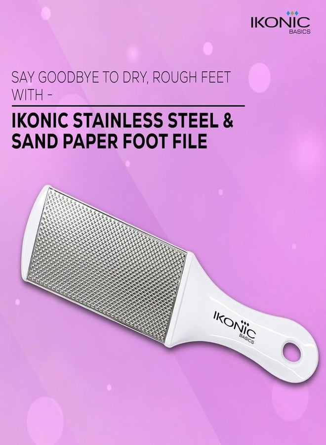 Ikonic Basics- SS & Sand Paper Foot File IKB -727K - Image 3