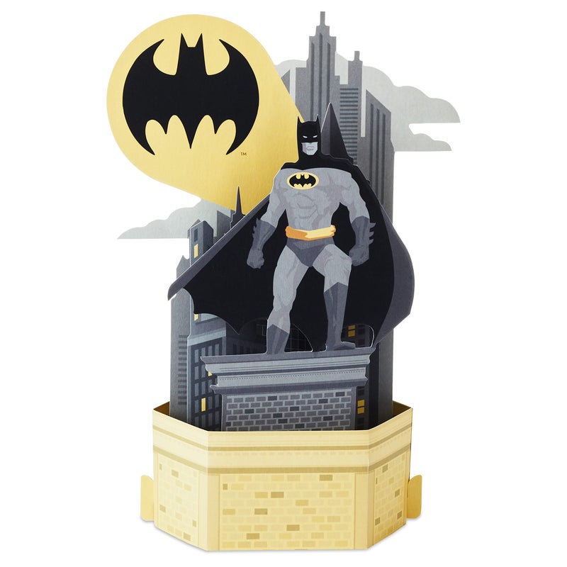 Hallmark Batman Pop Up Birthday Card for Him (Heroic Day) Paper Wonder 3D Card - Image 2