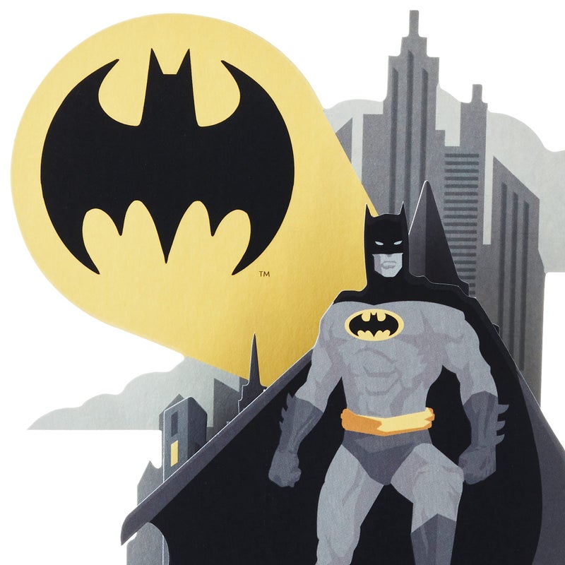 Hallmark Batman Pop Up Birthday Card for Him (Heroic Day) Paper Wonder 3D Card - Image 5