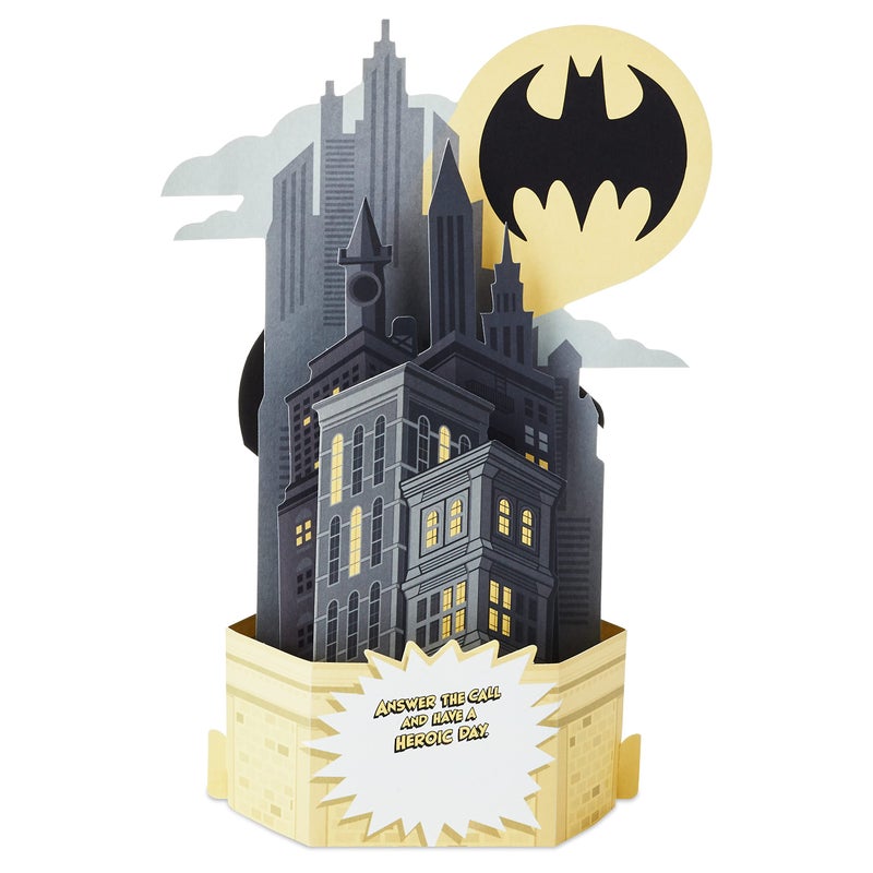 Hallmark Batman Pop Up Birthday Card for Him (Heroic Day) Paper Wonder 3D Card - Image 3