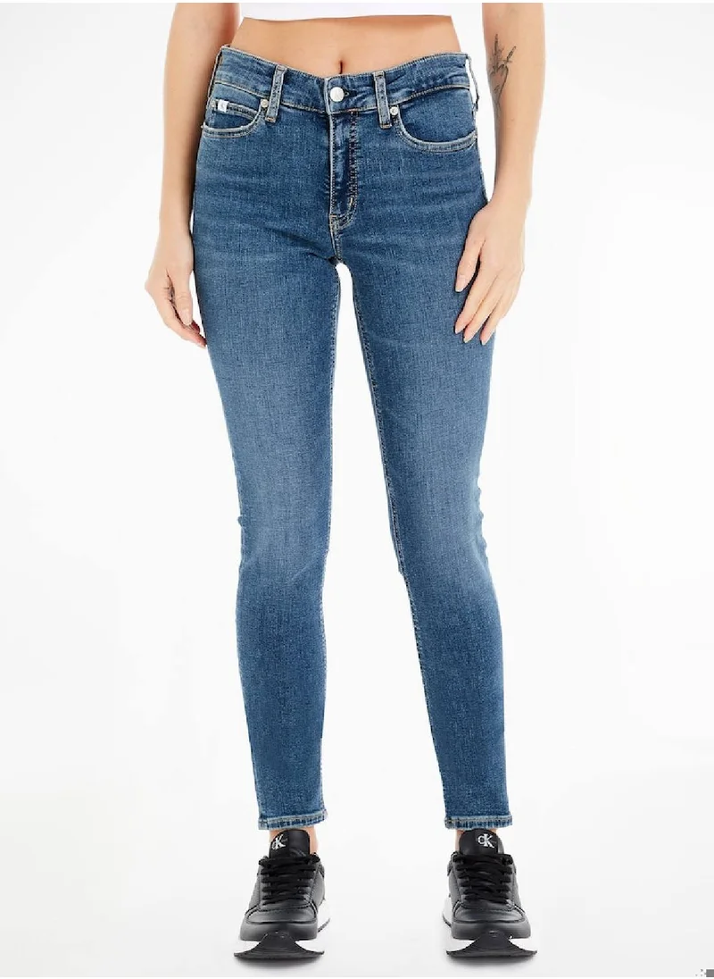 Calvin Klein Jeans Calvin Klein Jeans Women's Jeans - Skinny - Casual Bottoms - Cotton , Blue