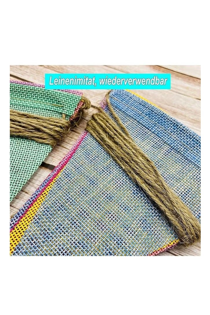 Colourful Birthday Party Banner, Outdoor or Indoor Decoration for Wedding, Party, Birthday Children's Room Decoration - Image 3