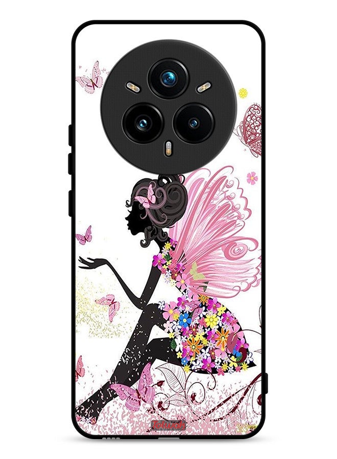Tolwak Realme 14 Pro 5G Protective Case Cover Butterfly Girl Artwork