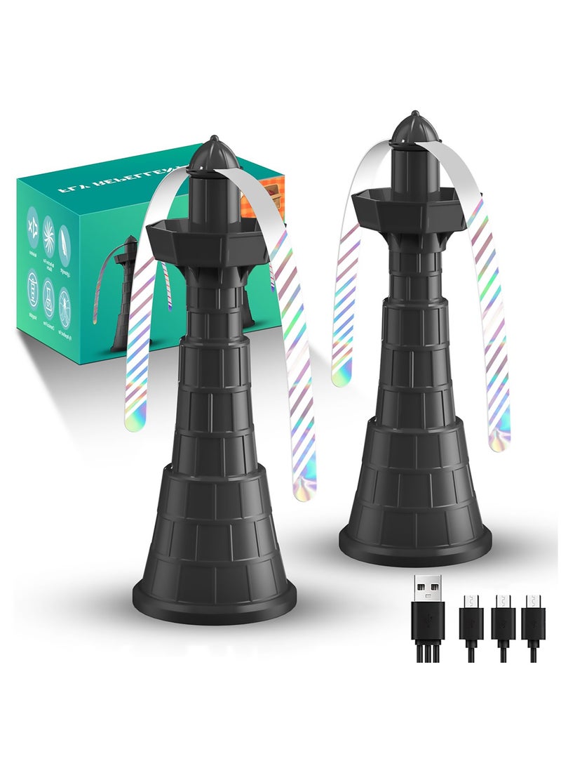 SYOSI Fans for Tables, Fly repellers, Portable Food Fan with Aroma Diffuser Function, Holographic Blade & 3 Heights Adjustable, Table Food Fan for Outdoor Indoor, Picnic, and Restaurant - Image 1