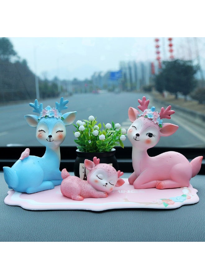 Yilu Ping An Car Ornaments Creative Car Decoration Car Interior Accessories Center Console New Cute Aromatherapy Decorations
