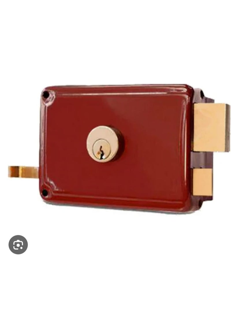 Italian Rim Door Lock — Heavy-Duty Security with Cylinder & 3 Keys (95×75 mm) - Image 2