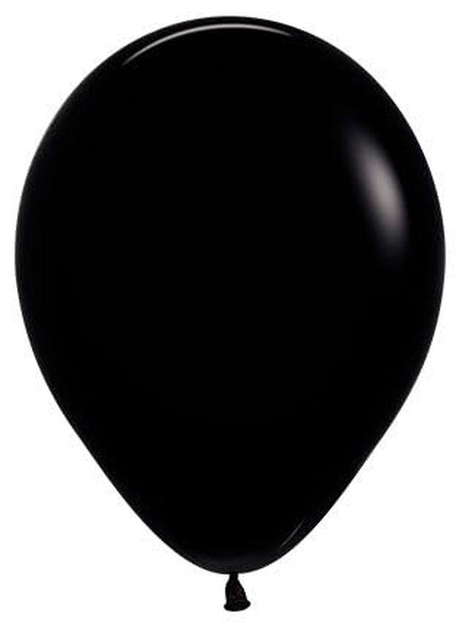 SEMPERTEX 05" Fashion Black Sempertex Balloons (50 Count) (Fashion Black) - Image 2