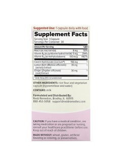 REDD REMEDIES Redd Remedies, Peaceful Mama, 30 Vegetarian Capsules  - Image 2