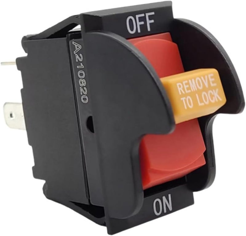 مفتاح تبديل منشار طاولة 4 دبابيس 20 أمبير 125 فولت 12 أمبير 250 فولت يناسب دلتا بورتر كيبل منشار شريطي راوتر مكبس مثقاب - Image 1