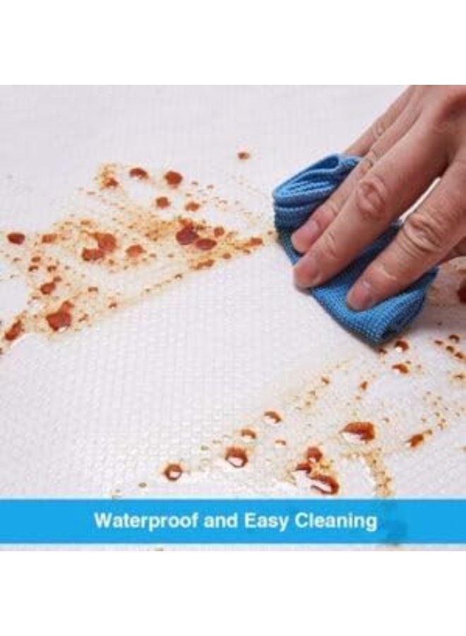 10-meter waterproof, non-slip liner roll for shelves, drawers, cabinets, and refrigerators. Cuttable and washable. - Image 2