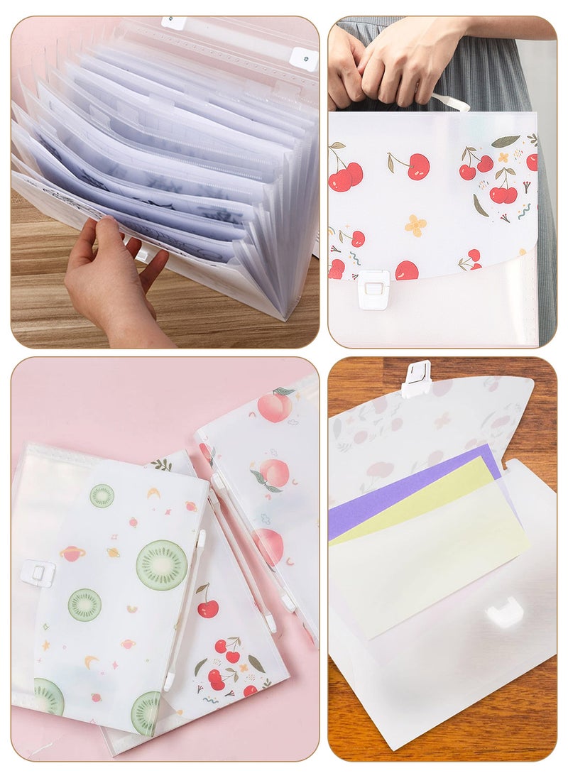 Accordion File Organizer, Expanding File Folder with Multi Pockets,Document Organizer with Handle & Labels,Portable Home Travel Safe Storage for Letter A4 Files and More