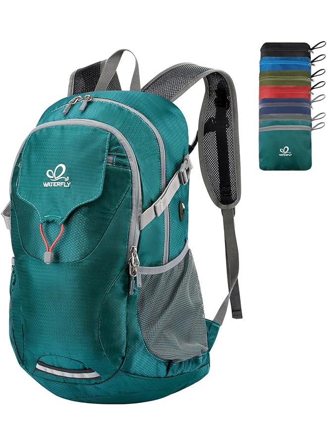 WATERFLY Lightweight Packable Hiking Backpack: 30L Foldable Travel Daypack Ultralight Camping Day Pack For Woman Man - Image 1