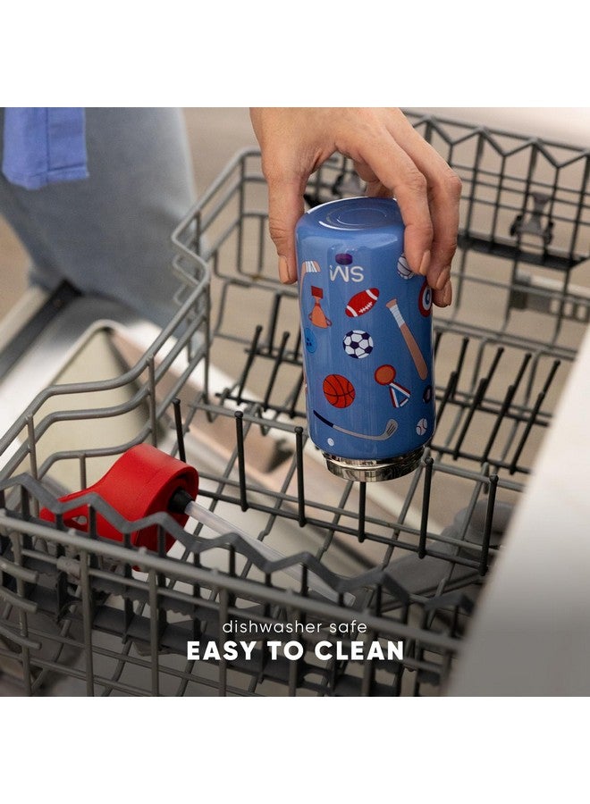 Simple Modern زجاجة ماء بسيطة وعصرية للأطفال من سممت مع غطاء قشة | كوب ستانلس ستيل 14 أونصة معزول للأطفال، المدرسة | كوكوميلون بطيخ - Image 5