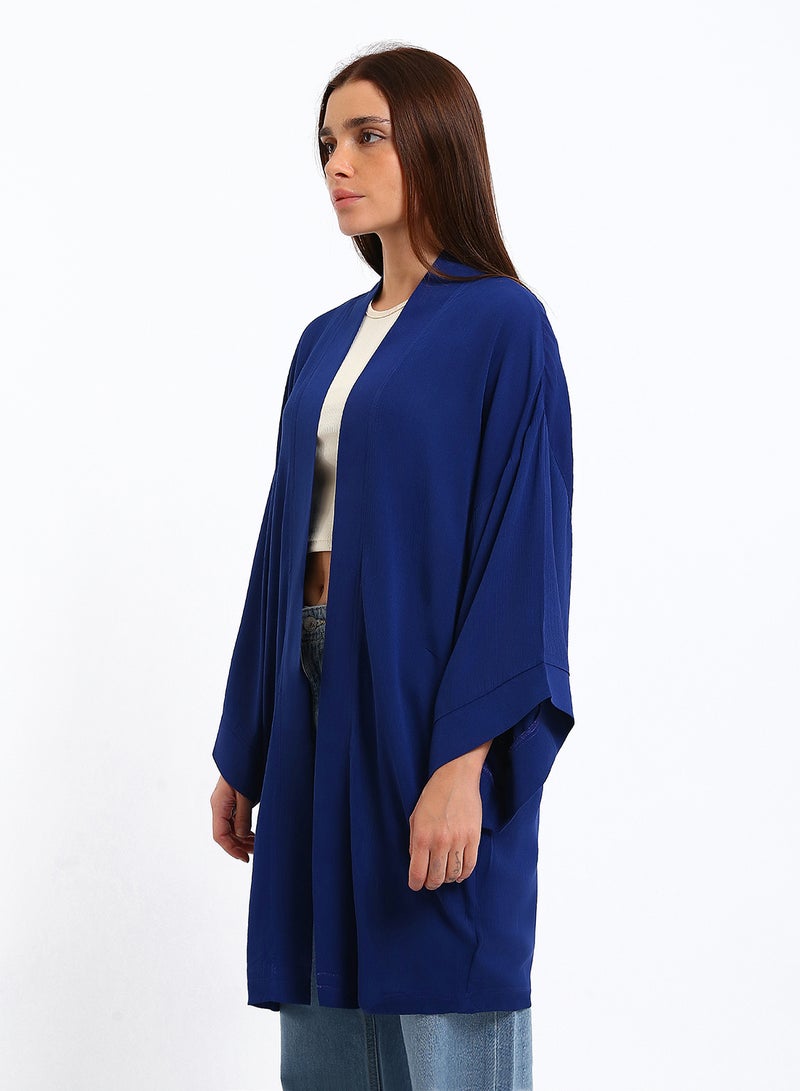 LC WAIKIKI Shawl Collar Textured Oversize Women's Kimono - Image 4