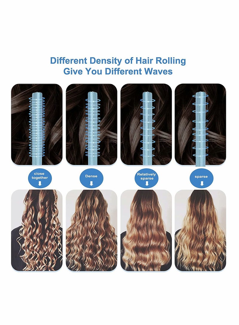 KASTWAVE Heatless Hair Curlers For Long Hair, No Heat Silk Curls Headband - Image 5