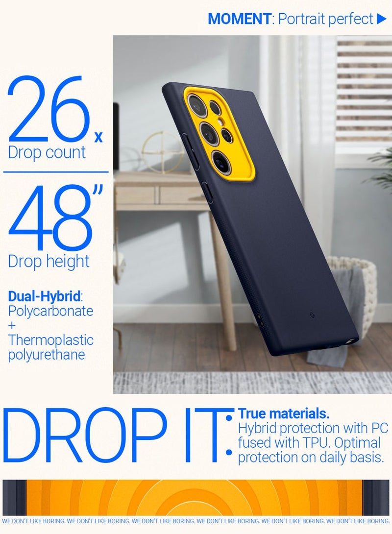 Caseology Nano Pop Samsung Galaxy S24 ULTRA Case Cover (2024) Military Grade - Blueberry Navy - Image 5