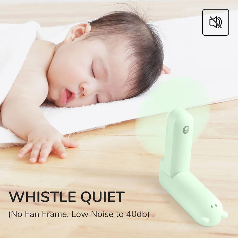 JISULIFE Jizlife Handheld Portable Fan with 4500mAh Power Bank, Up to 37 Hours Runtime - Image 5