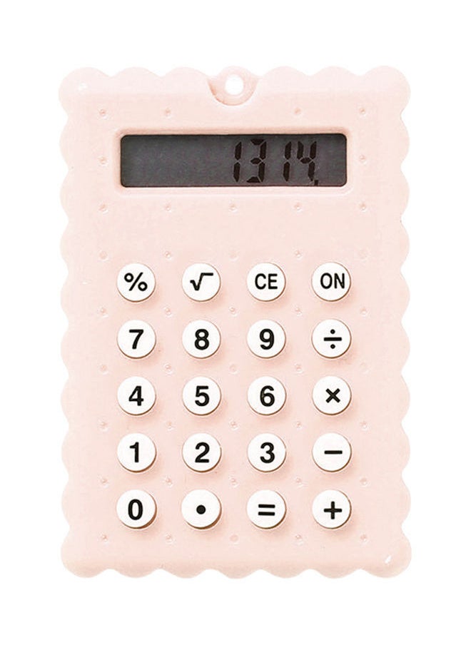NIBEMINENT Mini Cute Pocket Size Calculator Pink 